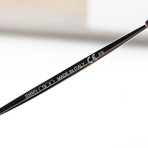 Jimmy Choo JC248 0S5R 00 Rectangle 53mm Eyeglasses - Burgundy/Gold - Picture 10 of 10